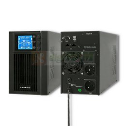 Zasilacz awaryjny UPS Qoltec | On-line | Pure Sine Wave | 1kVA | 800W | LCD | USB