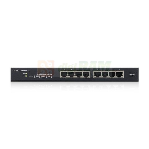 Przełącznik zarządzalny GS-1900-8 switch 8x1GbE RJ-45