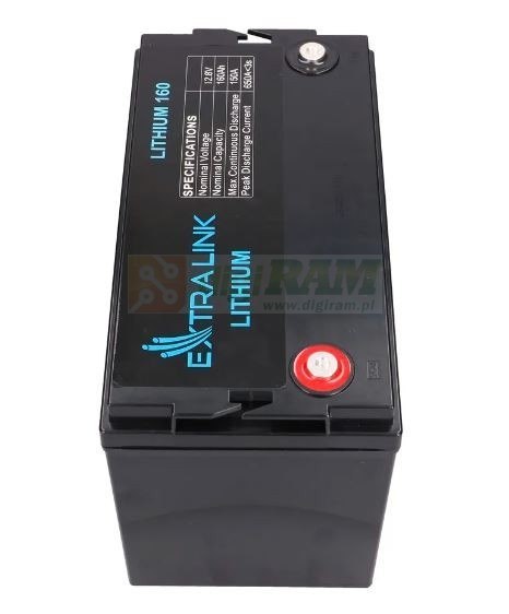 Akumulator LiFePO4 160AH 12.8V BMS EX.30462 Akumulator LiFePO4 160AH 12.8V BMS EX.30462