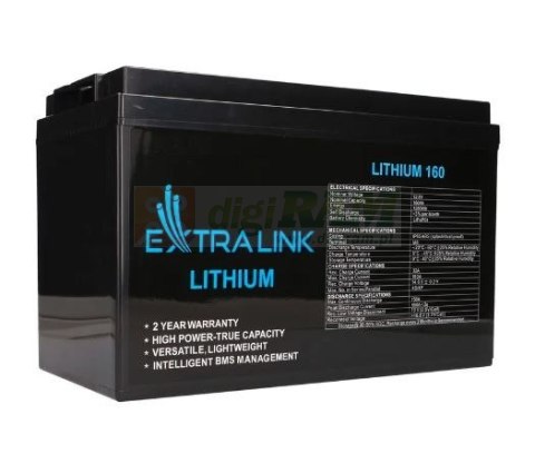 Akumulator LiFePO4 160AH 12.8V BMS EX.30462 Akumulator LiFePO4 160AH 12.8V BMS EX.30462