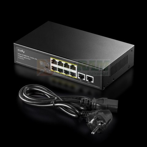Przełącznik FS1010PG 8xFE PoE+ 120W 2xGigabit Uplink Przełącznik FS1010PG 8xFE PoE+ 120W 2xGigabit Uplink
