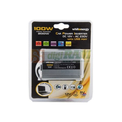 Przetwornica AC/DC 100W 12V/230V z USB 06574 Przetwornica AC/DC 100W 12V/230V z USB 06574