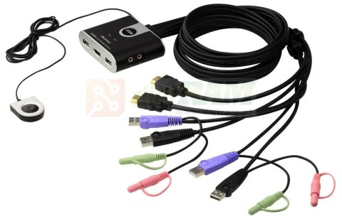 Aten CS692-AT CS692 2-Port Cable KVM Switch