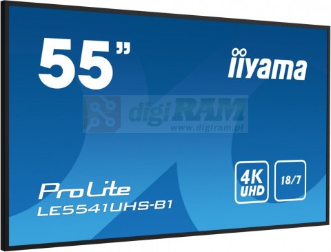 Monitor 55 cali LE5541UHS-B1 IPS,4K,18/7,LAN,USB,HDMI