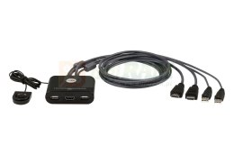 Aten CS22HF-AT 2-Port USB FHD HDMI Cable KVM