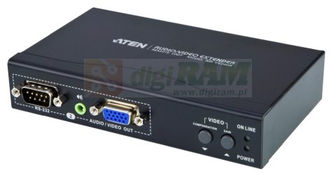 Aten VE200R-AT-G CAT5 Video Extender+ Audio