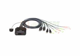 Aten CS22DP-AT CS22DP 2-Port Cable KVM Switch