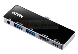 Aten UH3238-AT USB-C Travel Dock 5 in 1 with