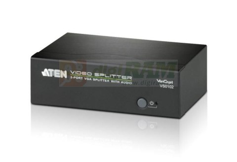 Aten VS0102-AT-G 2-Port VGA Splitter with Audio