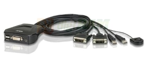 Aten CS22D-AT CS22D 2-Port Cable KVM Switch