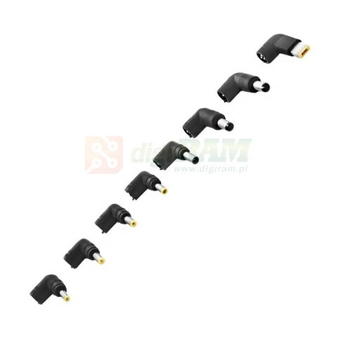 Uniwersalny automatyczny zasilacz, 65W, 8 wtyczek