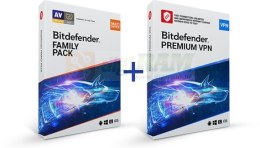 Bitdefender Family Pack + VPN 10U/1Y