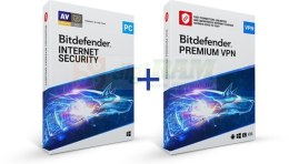 Bitdefender Internet Security + VPN 10U/1Y