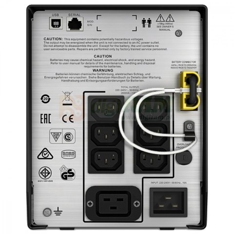 Zasilacz SMC2000I APC Smart-UPS C 2000VA LCD 230V Zasilacz SMC2000I APC Smart-UPS C 2000VA LCD 230V
