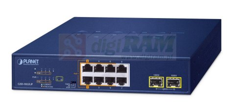 Planet GSD-1022UP 2-Port 10/100/1000T 802.3bt