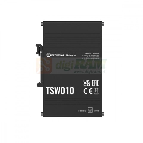 Przełącznik przemysłowy TSW010 5xRJ45 porty 10/100Mbps Przełącznik przemysłowy TSW010 5xRJ45 porty 10/100Mbps