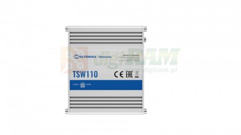 Przełącznik przemysłowy TSW110 5xGigabit Ethernet Przełącznik przemysłowy TSW110 5xGigabit Ethernet