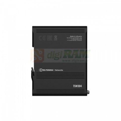 Przełącznik przemysłowy TSW304 4xRJ45 10/100/1000 Mbps Przełącznik przemysłowy TSW304 4xRJ45 10/100/1000 Mbps