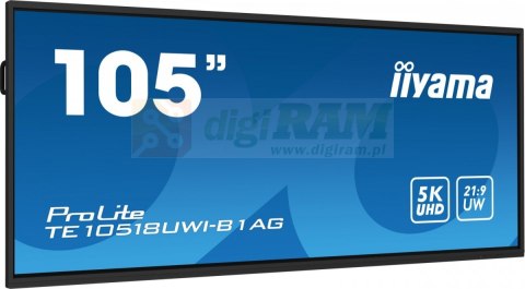 Monitor wielkoformatowy 104.6 cala TE10518UWI-B1AG INFRARED,40pkt,VA,21:9(5K),8xUSB, 8xMIC,2x16W+Subwoofer(16W),Android 13,WiFi,