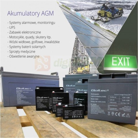 Akumulator AGM | 12V | 4.5Ah | max.1.35A Akumulator AGM | 12V | 4.5Ah | max.1.35A