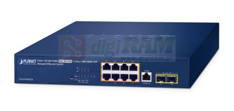 Planet GS-4210-8UP2S IPv6/IPv4,?8-Port