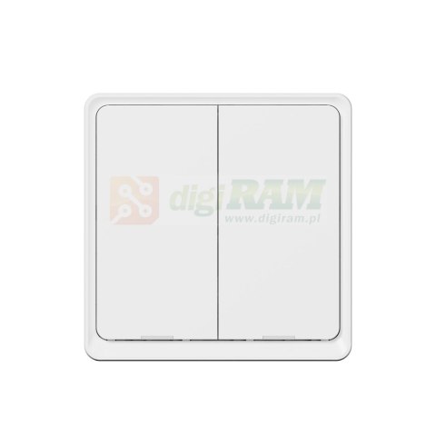 Włącznik podwójny TESLA TSL-SWI-ZIGBEE2 Smart Switch Dual ZigBee