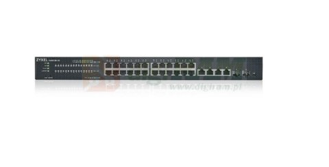 Przełącznik XMG1930-30, 24-port 2.5GbE Smart Managed Layer 2 Switch with 4 10GbE and 2 SFP+ Uplink