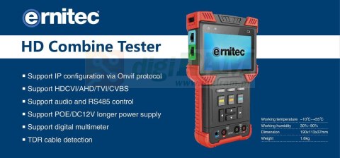 Ernitec 0070-24104-TESTER 4" Touch Screen Test Monitor,