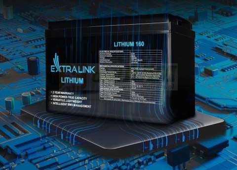 Akumulator LiFePO4 160AH 12.8V BMS EX.30462 Akumulator LiFePO4 160AH 12.8V BMS EX.30462