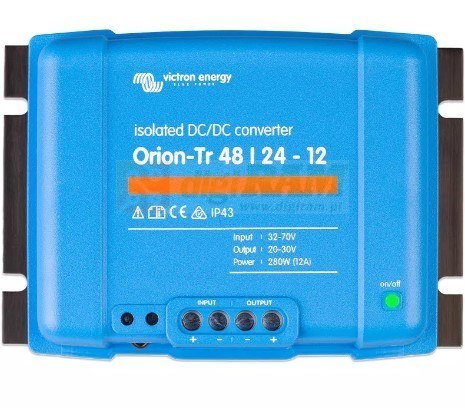 Przetwornica samochodowa Victron Energy Orion-Tr 48/24-12A 280 W (ORI482428110)