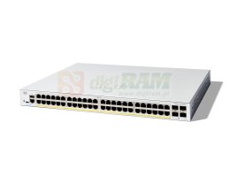 Switch Cisco Catalyst 1300 48p GE Full PoE 4x1G SFP