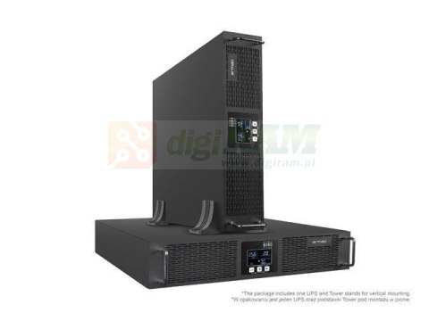 Zasilacz awaryjny UPS Armac 1000VA LCD On-Line 8x IEC C13 Rack 19"