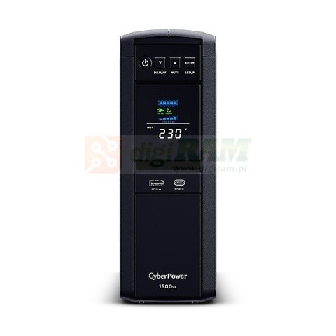 Zasilacz awaryjny UPS CP1600EPFCLCD 1600VA/1000W AVR/LCD/6xSchuko Zasilacz awaryjny UPS CP1600EPFCLCD 1600VA/1000W AVR/LCD/6xSchuko