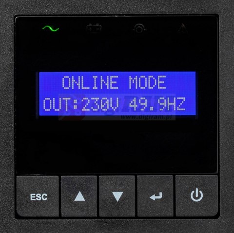 Zasilacz awaryjny 9E1000IR UPS Online 1000 VA / 900W 2U