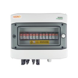 Rozdzielnica przyłączeniowa DC KENO z ogranicznikiem przepięć 1000V typu 1+2, 4x łańcuch PV, 4x MPPT