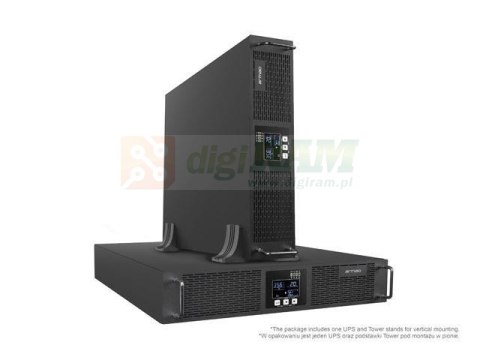 Zasilacz awaryjny UPS Armac 2000VA LCD On-Line 8x IEC C13 Rack 19"