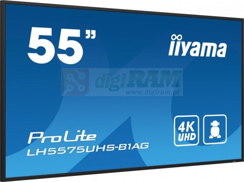 Monitor 54.6 cali ProLite LH5575UHS-B1AG,24/7,IPS,ANDROID.11,4K