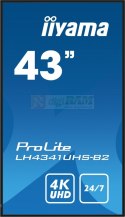 Monitor ProLite LH4341UHS-B2 42.5 cala 24/7,500cd,4K,IPS,3xHDMI