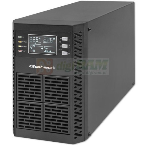 Zasilacz awaryjny UPS 1kVA | 1000W | Power Factor 1.0 | LCD | EPO| USB | On-line