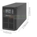 Zasilacz awaryjny UPS 1kVA | 1000W | Power Factor 1.0 | LCD | EPO| USB | On-line