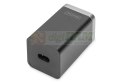 Ładowarka sieciowa uniwersalna zasilacz GaN 4 porty 2x USB-C 2x USB-A PD 3.0 65W czarna