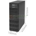 QOLTEC ZASILACZ AWARYJNY UPS 6KVA | 6000W | POWER FACTOR 1.0 | LCD | EPO | USB | ON-LINE