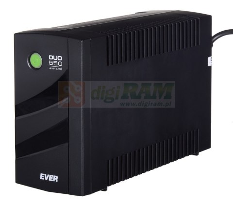 Zasilacz UPS EVER DUO 550 PL AVR USB (T/DAVRTO-000K55/01)