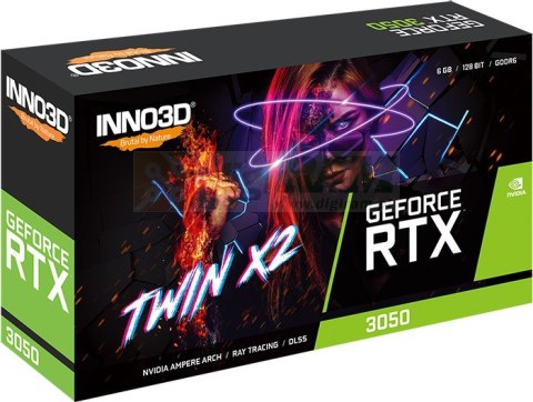 Karta graf. INNO3D GEFORCE RTX 3050 6GB TWIN X2