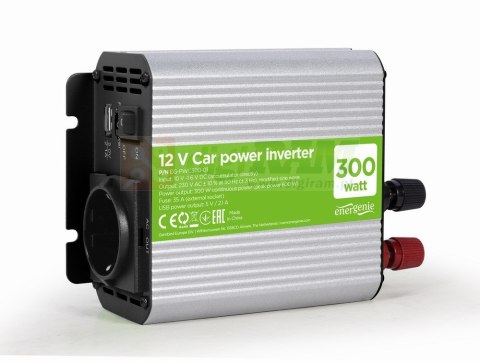 POWER INVERTER CAR 12V 300W/EG-PWC300-01 GEMBIRD