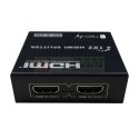 Splitter HDMI 1x2 4K*30Hz Aktywny Rozdzielacz HDMI Techly