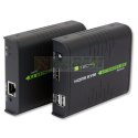 TECHLY KVM EXTENDER HDMI+USB PO SKRĘTCE DO 120M IDATA HDMI-KVM2