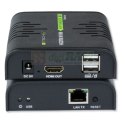 TECHLY KVM EXTENDER HDMI+USB PO SKRĘTCE DO 120M IDATA HDMI-KVM2