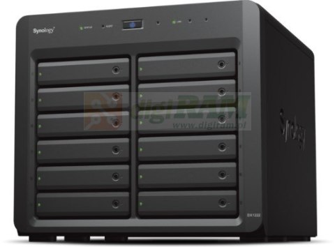 Expansion unit Synology DX1222; Tower; 12x (3.5"/2.5" SATA HDD/SSD)