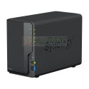 NAS Synology DS223; Tower; 2x (3.5" SATA HDD)/2.5" HDD SSD); Realtek RTD1619B;,2GB DDR4, 1x 1GbE RJ-45